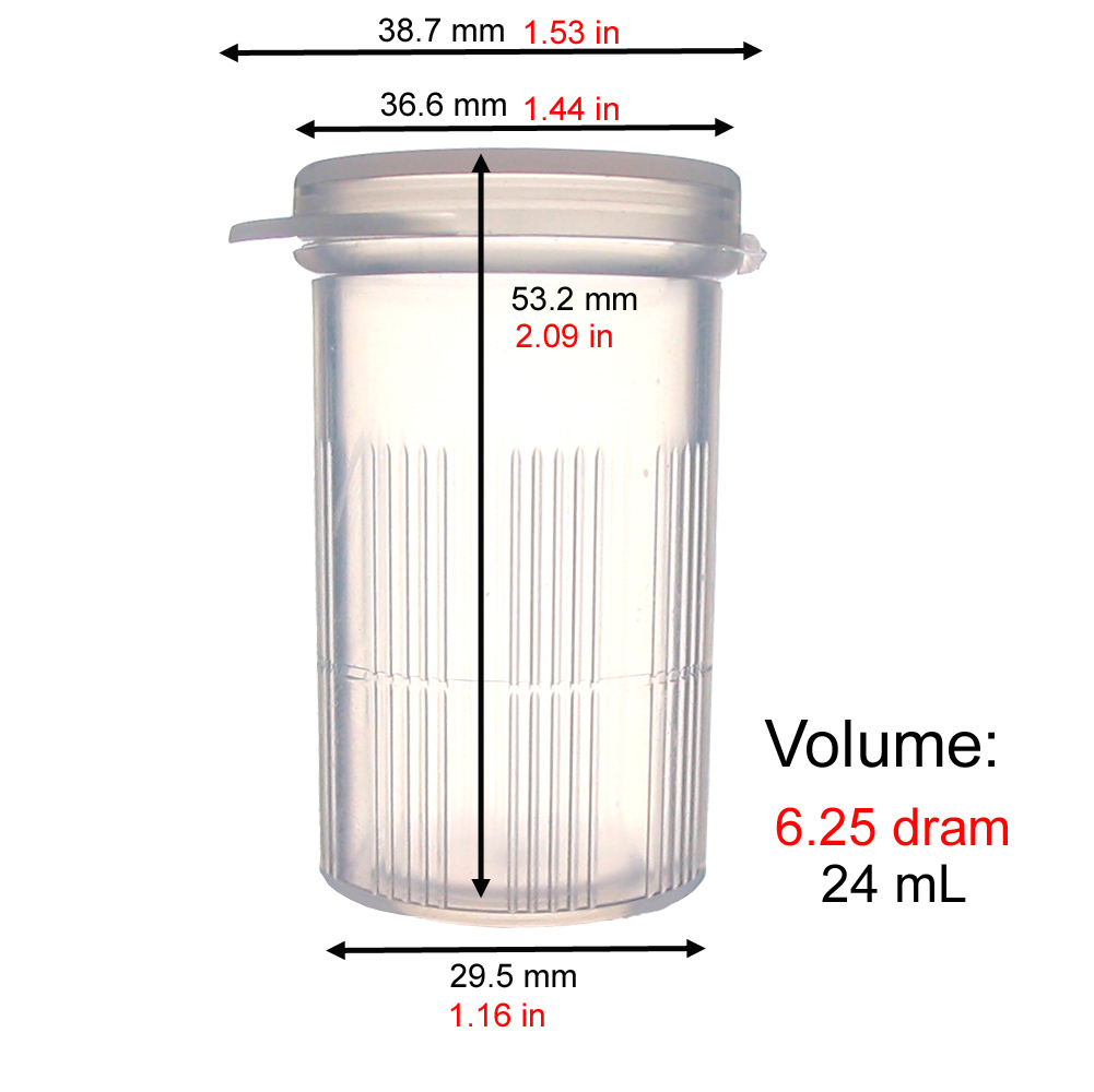 (image for) Maymom Water Tight Sample Vials, Bottle, Cup, for Small Parts, Beads; Air Tight; Prescription Bottle, Rx Vial